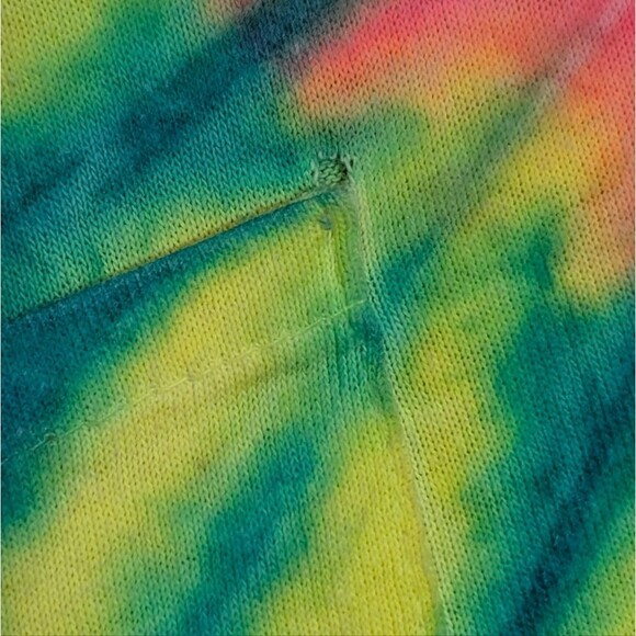 Vintage sweet girl tie-dye romper jumpsuit pockets paper tag 100% cotton OSFM - Picture 8 of 10